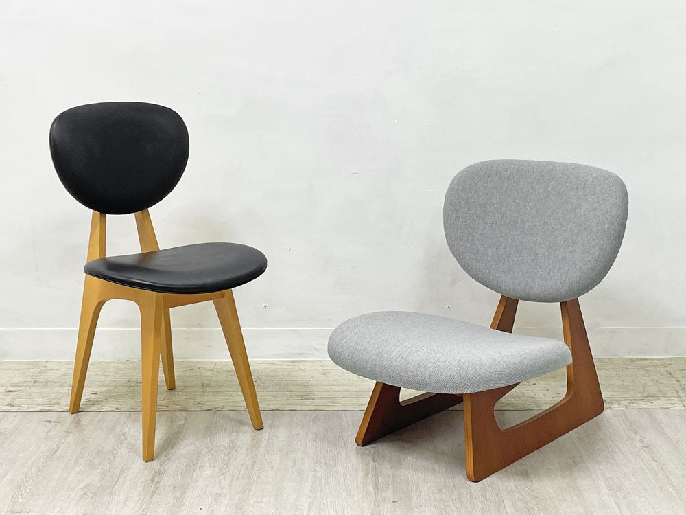 イデー IDEE 長大作 ダイニングチェア DINING CHAIR ブナ材 PVCレザー ジャパニーズモダン ●