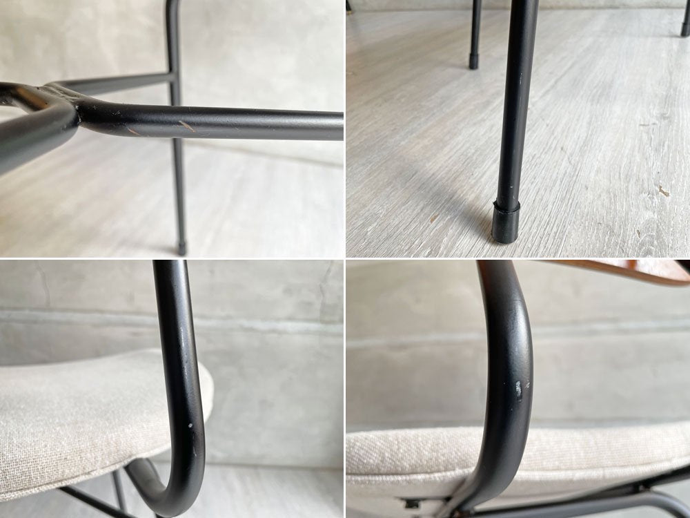 グラフ graf プランクトンチェアH Plankton Chair H チーク材 ファブリックシート 参考定価¥53,130- A ♪
