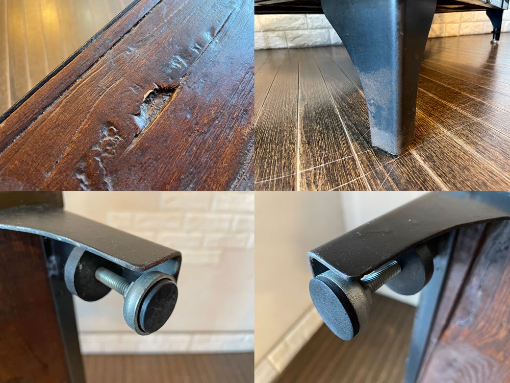 ジャーナルスタンダードファニチャー journal standard Furniture カルビ CALVI テレビボード AVボード Sサイズ W98cm 古材 アイアン インダストリアル 廃番 ◎