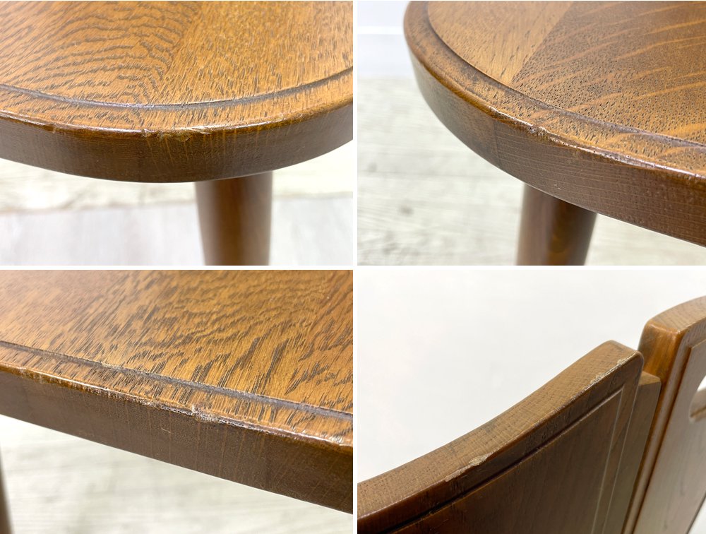 カリモク Karimoku ルスティック RUSTIC ダイニングチェア オーク無垢材 ビンテージ オールドカリモク A ●