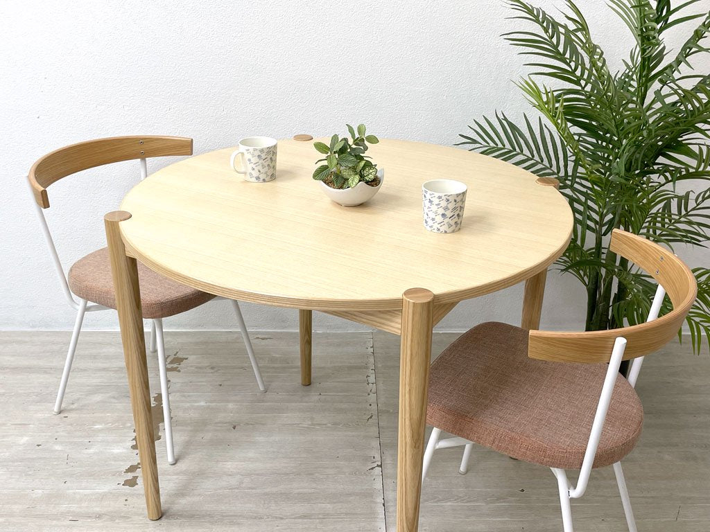 イデー IDEE フェレチェア FERRET CHAIR ホワイトフレーム White frame ダイニングチェア ファブリック 定価¥45,000- 美品 B ●