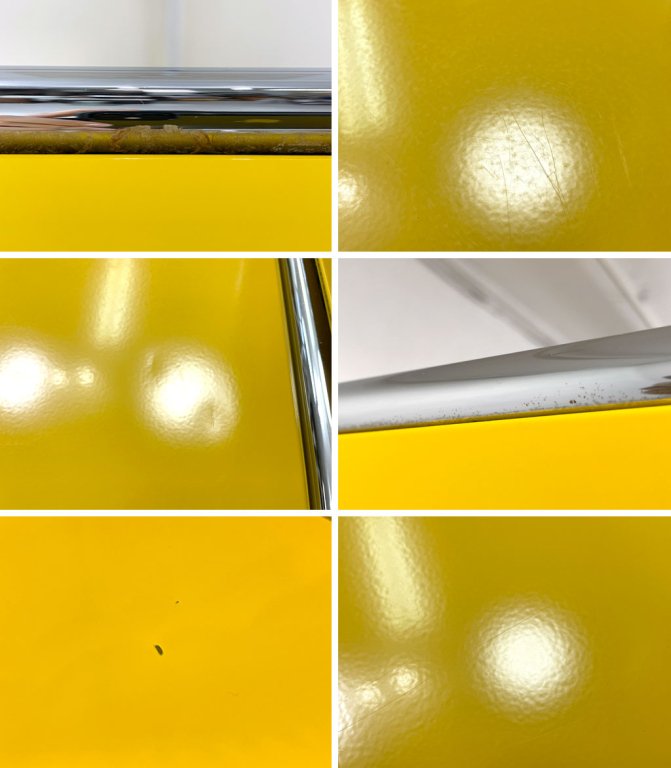 ユーエスエムハラー USMハラー USM Haller モジュラーファニチャー キャビネット シェルフ フリップアップドア ドロップダウンドア 1列7段 イエロー 定価¥473,738- ●