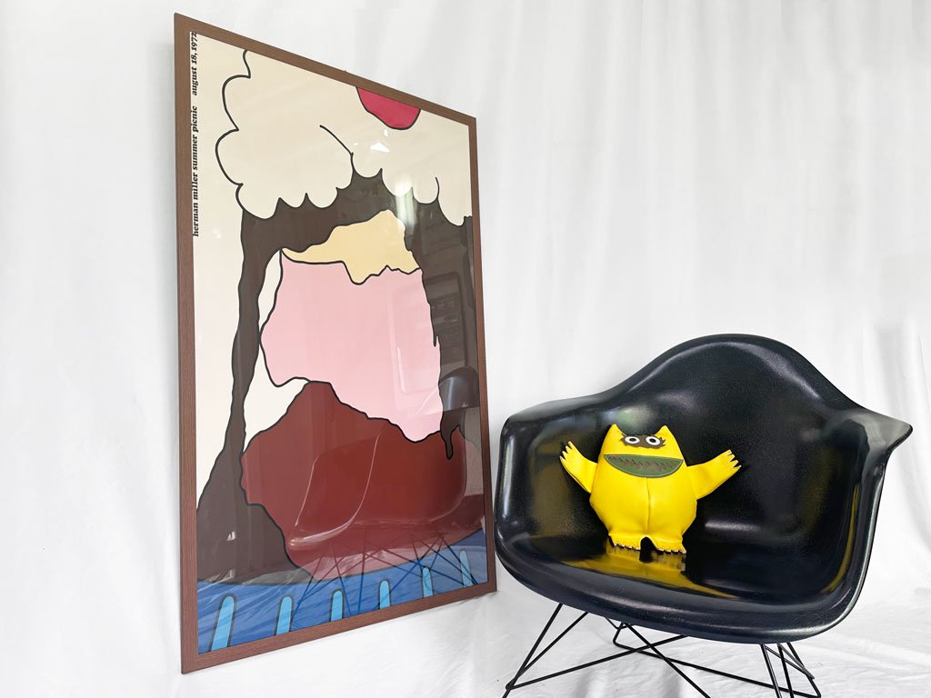 ハーマンミラー Herman Miller サマーピクニック Summer Picnic ホットファッジサンデー
ビンテージポスター 1972 ステフェン・フリックホルム 額装品 ◇