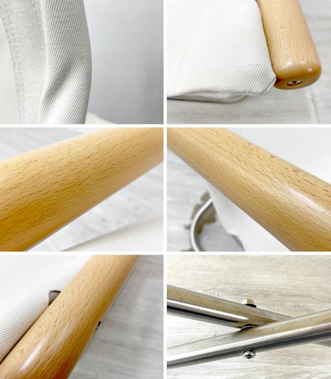 ニーチェア エックス Ny chair X フォールディングチェア 折畳チェア ナチュラル ホワイト 新居猛 MoMA 定価¥51,700- ●
