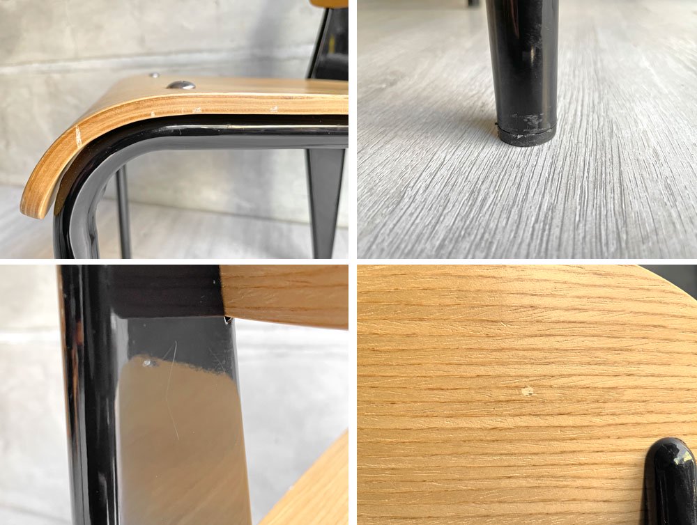 関家具 トーラスチェア Taurus Chair ダイニングチェア アッシュ材×スチール ブラックカラー インダストリアル A ♪