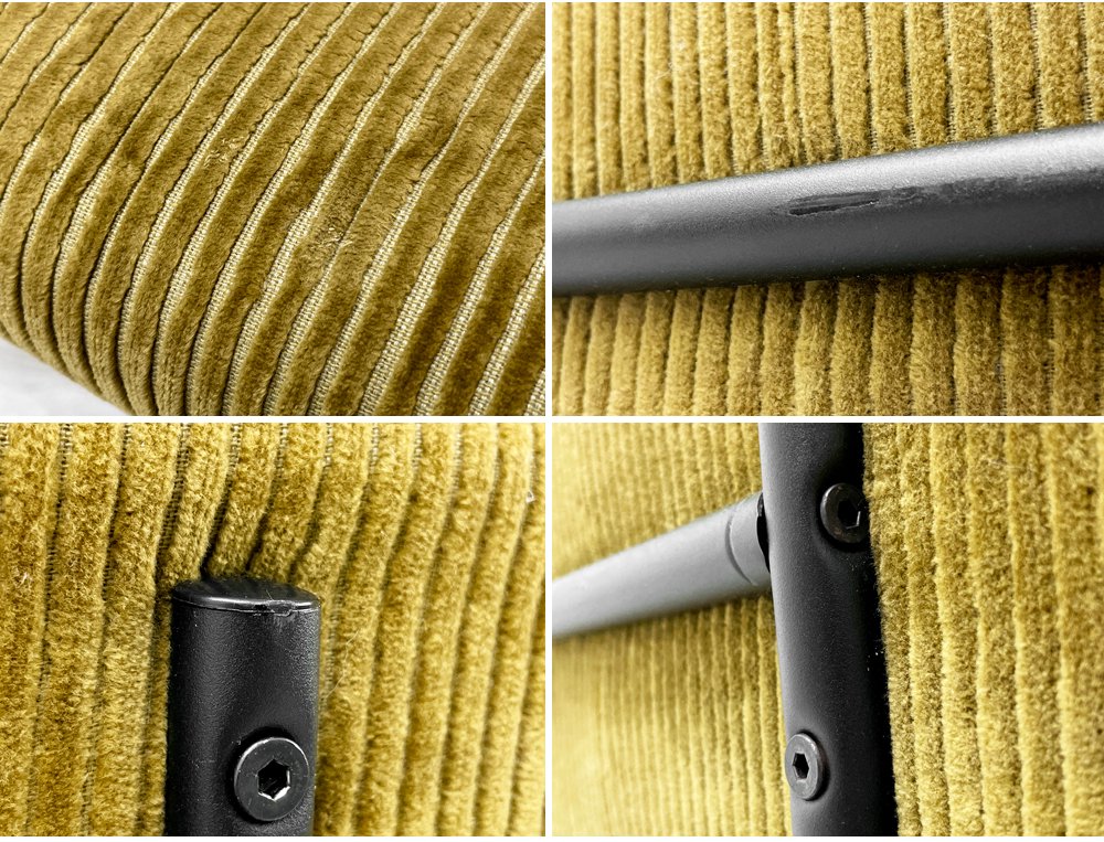 ジャーナルスタンダードファニチャー journal standard パクストン LDベンチ PAXTON LD BENCH ベンチバックレスト アンバー コーデュロイ ソファ 工業系 ●