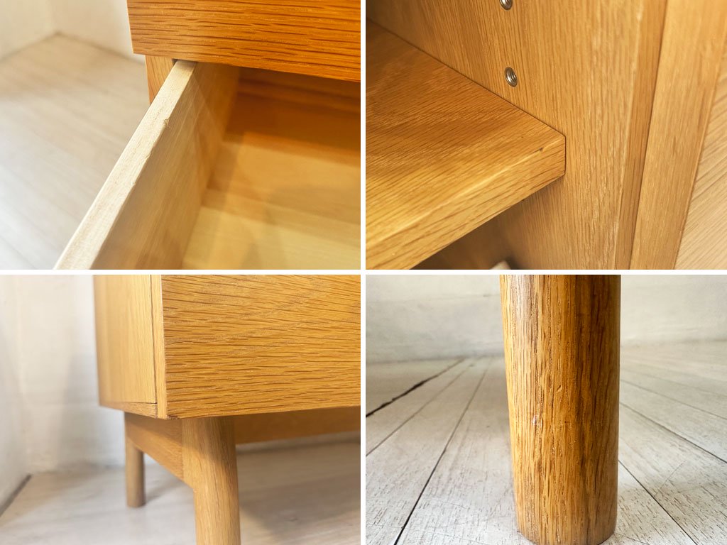イデー IDEE スティルト サイドボード L STILT SIDEBOARD L ナチュラル AVボード オーク材 マリナ・ボーティエ 参考定価 ¥99,900- ★