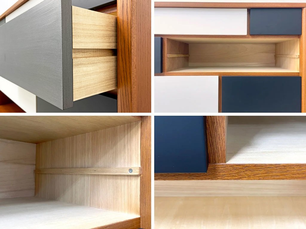 イデー IDEE コントゥール ドロワー CONTOUR DRAWER チェスト オーク材 アントンブラウン 抽斗7杯 W120cm 参考価格¥220,000- ●