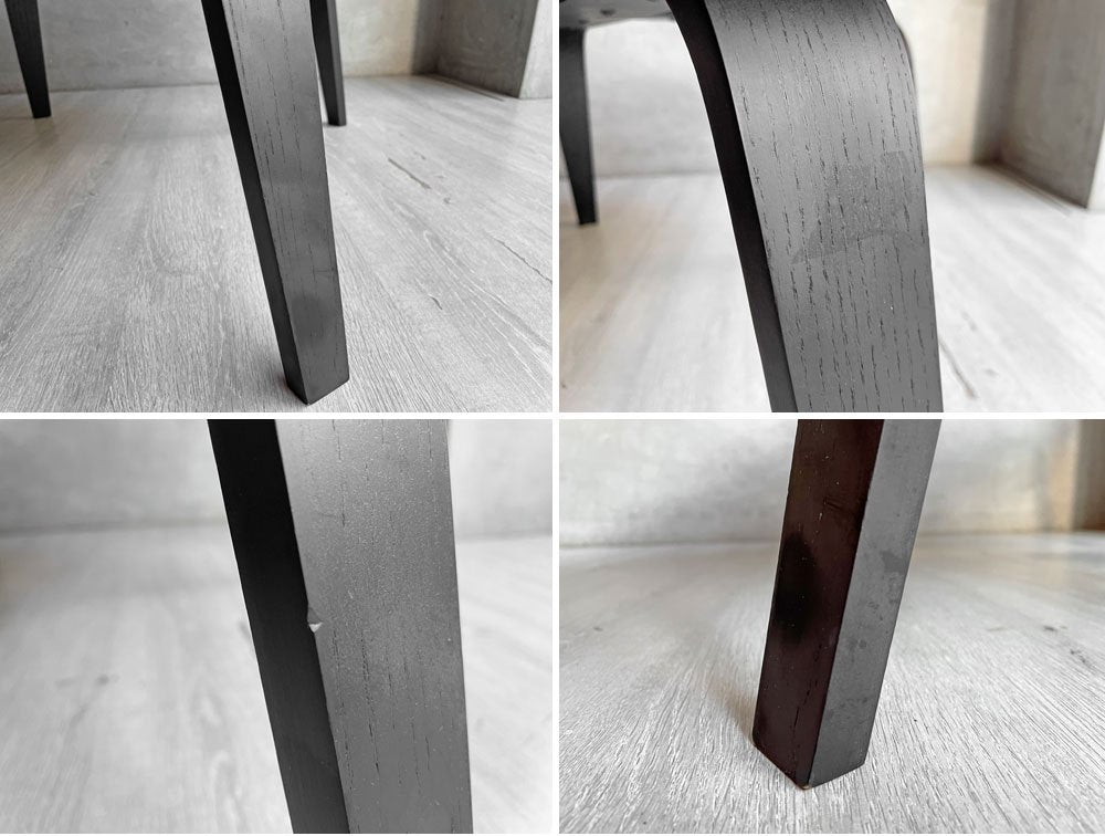 ハーマンミラー Herman Miller イームズ プライウッド コーヒーテーブル CTW エボニーブラック ウッドレッグ アッシュ材 ミッドセンチュリー 定価¥258,500- ♪