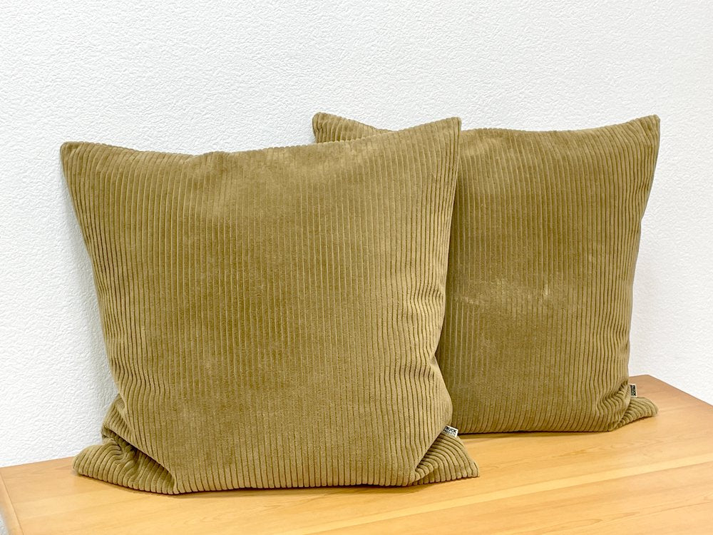 トラックファニチャー TRUCK FURNITURE FK SOFA コーデュロイクッション Lサイズ 50×50cm フェザークッション 張地F-21 グリーン A ●