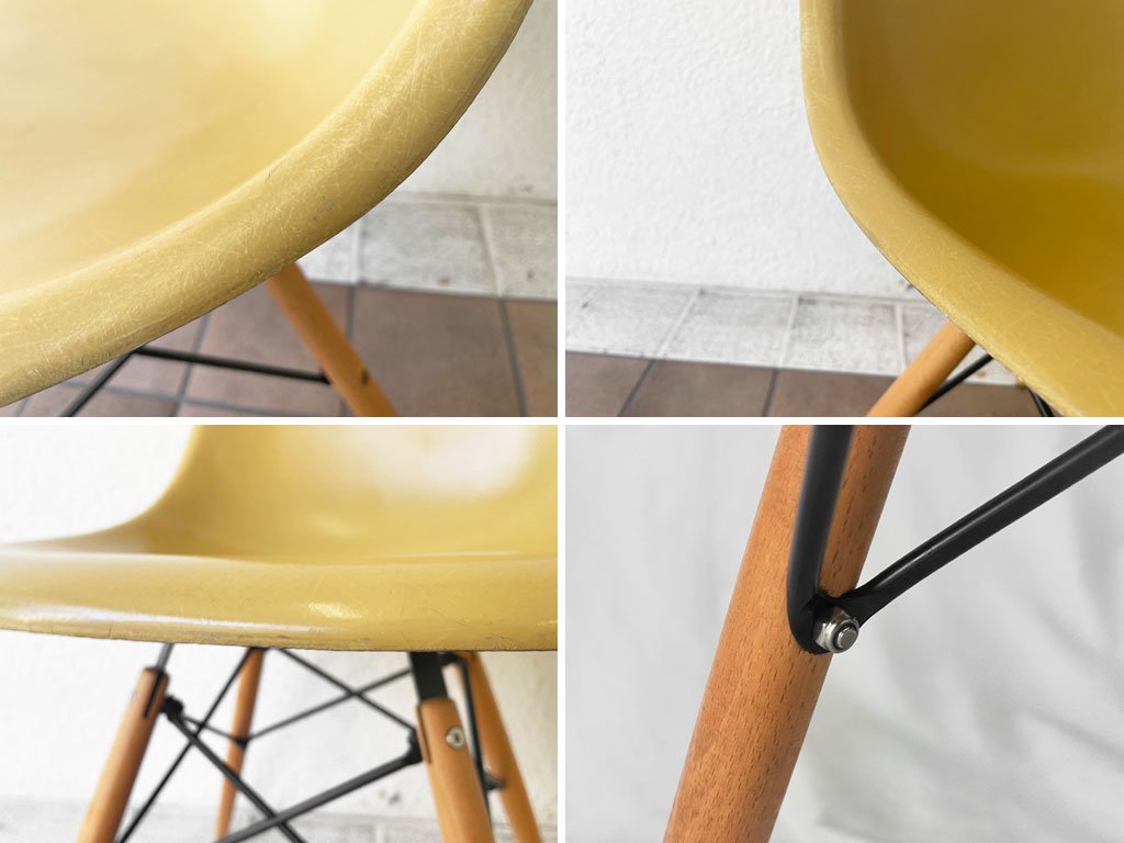 ハーマンミラー Herman Miller サイドシェルチェア セカンド 2nd ドゥエルレッグ イームズ ミッドセンチュリー ◇