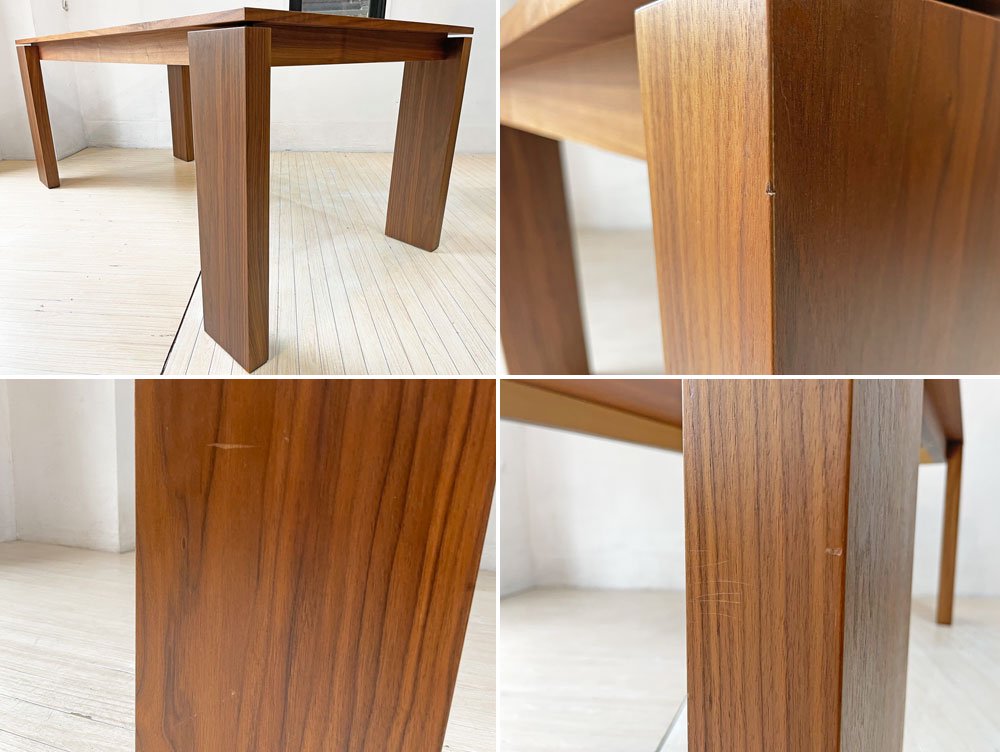 ポラダ porada ケビン KEVIN ダイニングテーブル ウォールナット材 W180cm イタリアモダン 定価¥503,800- ★