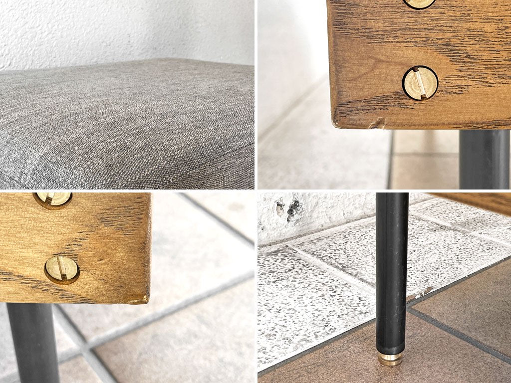 ジャーナルスタンダードファニチャー journal standard Furniture リル LILLE オットマン スツール カバーリング ベージュ 参考定価 : \42,900- ◇