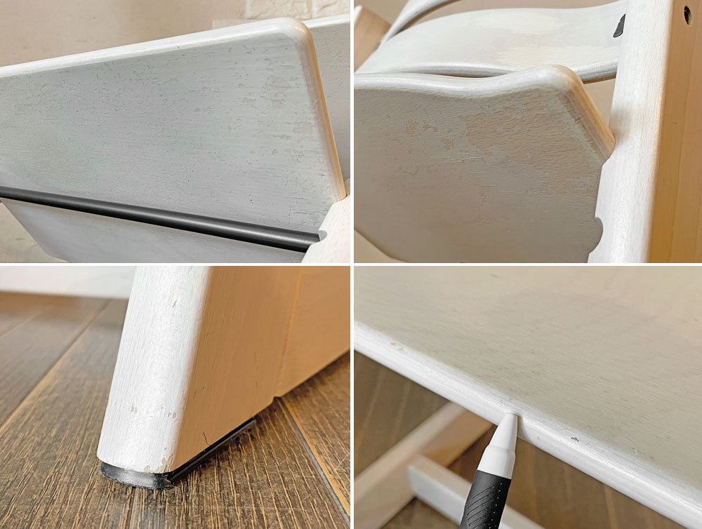 ストッケ STOKKE トリップトラップ TRIPP TRAPP ベビーチェア キッズチェア S/N4~ 専用クッション付 ノルウェー 北欧家具 参考総額47,798円 ◎