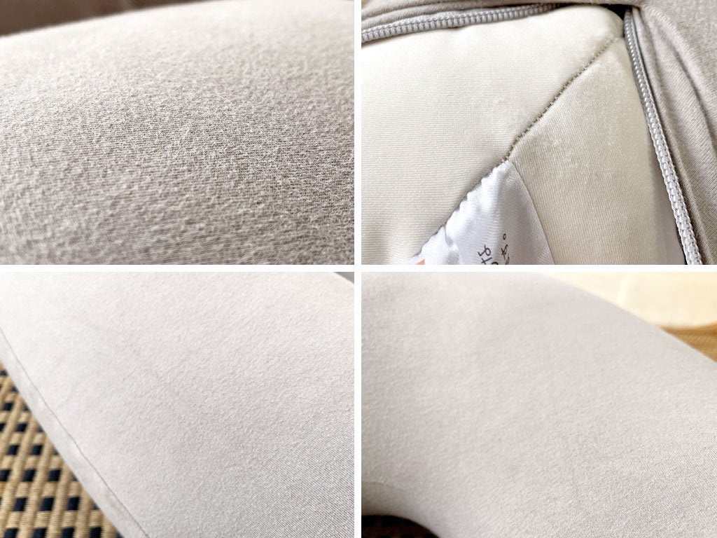 ヨギボー yogibo サポート Support ビーズクッション ソファ ライトグレー 背もたれ&肘置き 抱き枕 定価¥16,280- ★