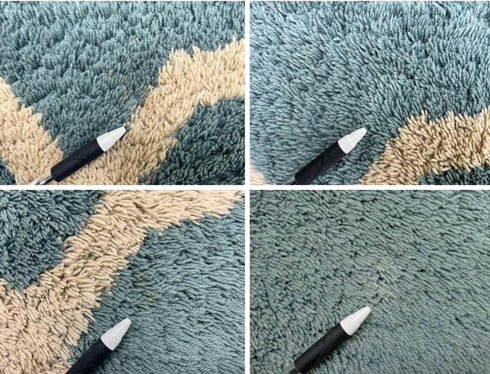 アクメファニチャー ACME Furniture ラインズC ラグマット LINES C RUG 200×140 cm ジオメトリックパターン ライトブルー 絨毯 幾何学模様 定価¥41,800- ●