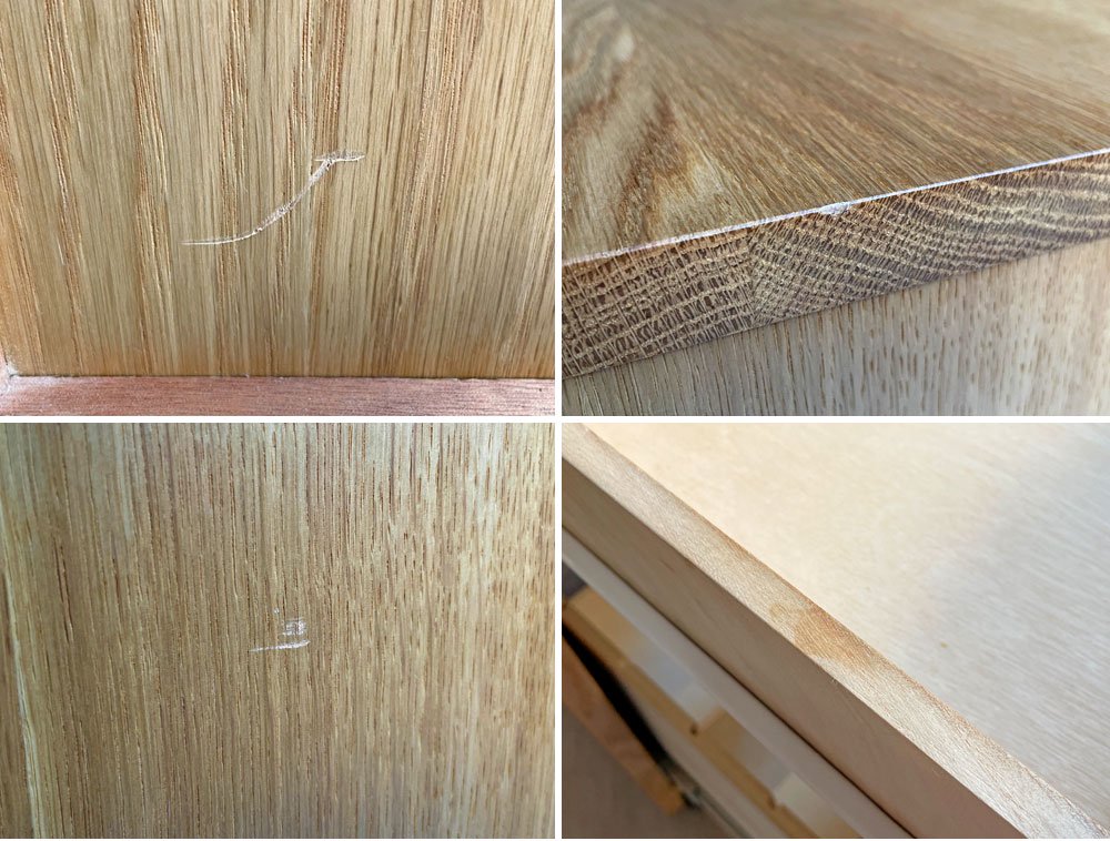 無印良品 MUJI 木製デスクキャビネット オーク材 デスクワゴン ナチュラル キャスター付き 定価¥25,000- ♪