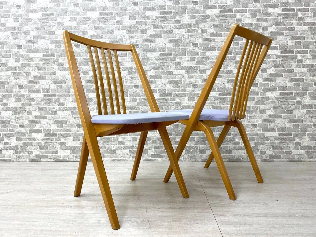 Gottfrid Karlsson & soner クロスレッグ ダイニングチェア Svante Skogh スウェーデンビンテージ ロイズアンティークス Lloyd's Antiques A ●
