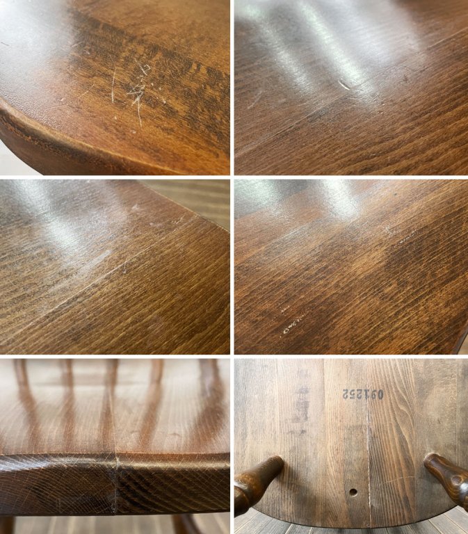 飛騨産業 HIDA 穂高 HOTAKA チェア No.268 ファンバックチェア ダイニングチェア オーク材 ブラウン 英国ウィンザースタイル キツツキ 定価¥60,500- A ◎