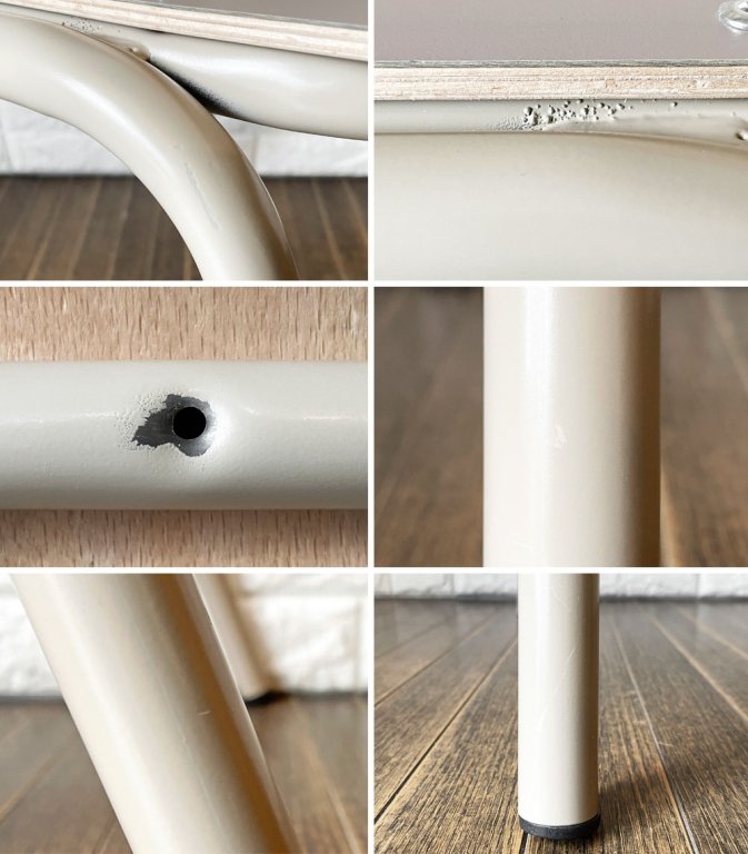 チンニーニ CIGNINI スージーチェア SUSY CHAIR スクールチェア ダイニングチェア ベージュ スタッキング インダストリアル アスプルンド取扱 廃番 B ◎