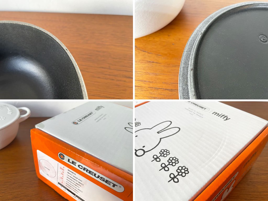 ルクルーゼ LE CREUSET ミッフィーコレクション マルミット 18cm コットン 両手鍋 未使用品 限定品 希少 ★