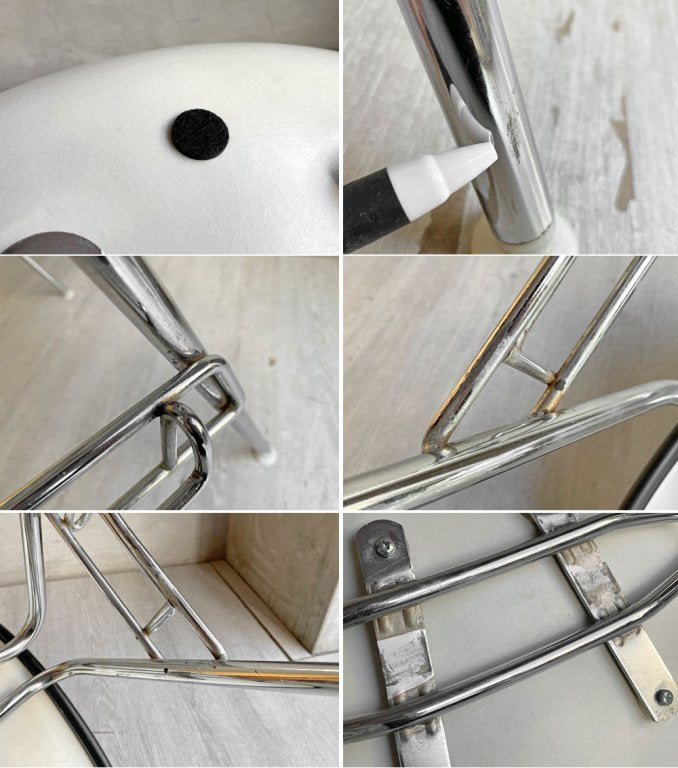 ハーマンミラー Herman Miller サイドシェルチェア サード 3rd スタッキングベース グレー×ホワイト アプホルスター ファブリック イームズ ミッドセンチュリー 現状品 ♪