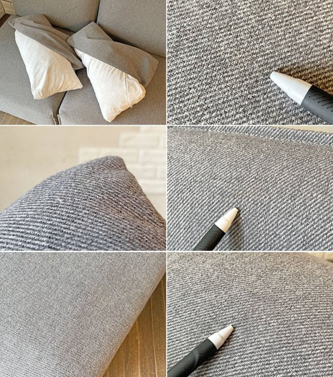 ウニコ unico ルント LUND 2シーターソファ ローソファ セパレート カバーリング グレー クッション付 モダンデザイン 参考合計定価¥82,080- 廃番 ◎