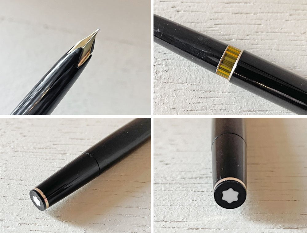 モンブラン MONTBLANC マイスターシュテュック Meisterstuck No.12 万年筆 吸入式 ウィングニブ 1960-70s ビンテージ ドイツ ◎