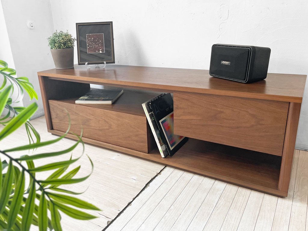 イデー IDEE コントゥール CONTOUR テレビキャビネット AVボード テレビボード ウォールナット材 参考定価¥159,000-★