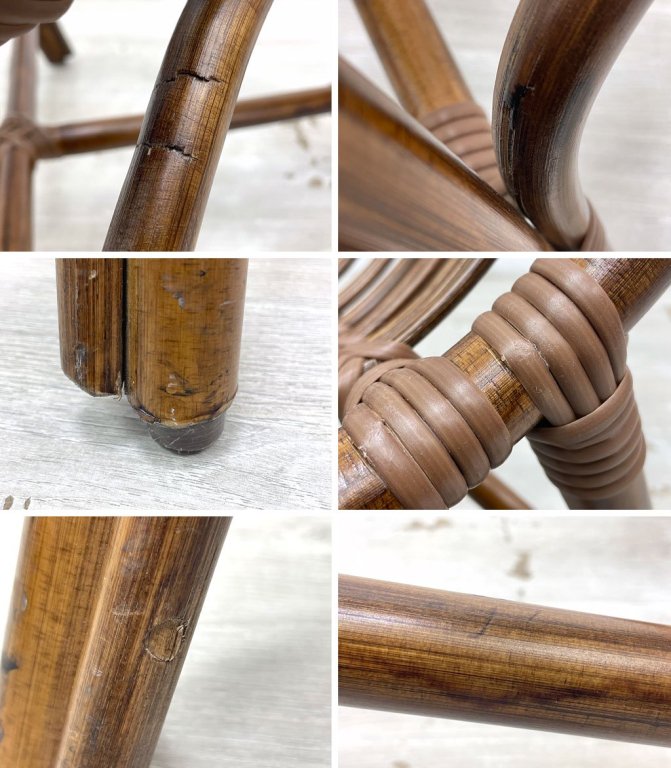 クラッシュゲート CRASH GATE ノットアンティークス Knot antiques デジャブ DEJAVU ラウンジチェア 籐製 ラタン ハンドメイド 定価¥38,500- ●