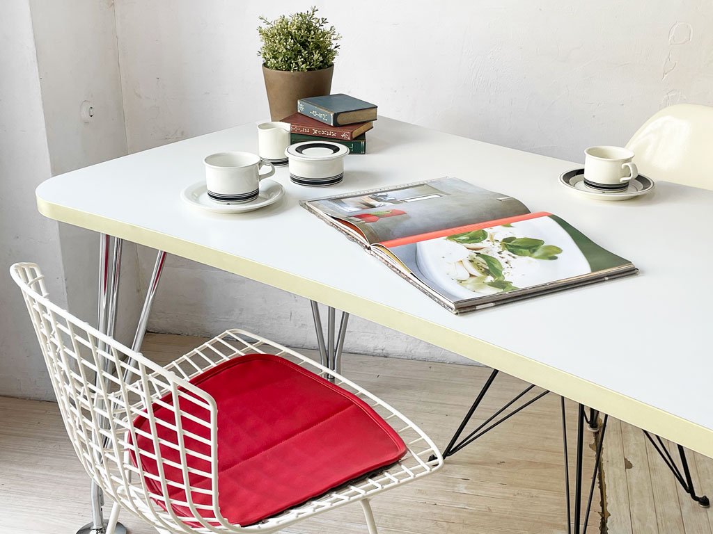 カルテル Kartell マックステーブル MAX TABLE ホワイト ミーティングテーブル 固定脚 フェルーチョ・ラヴィアーニ Ferruccio Laviani 定価¥197,500- ★