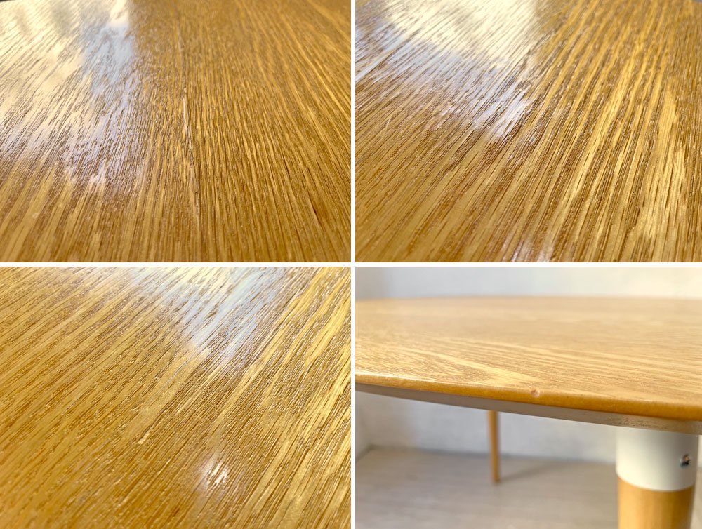 ノーチェ NOCE ダイニングテーブル BF7094 オーク材 アイアン ナチュラル ★