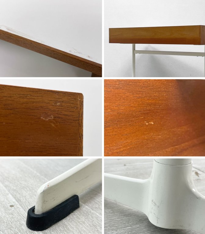 ケーススタディーショップ case study shop セクレタリーデスク Secretary desk チーク材 メラミントップ ミッドセンチュリーデザイン 希少 B ●