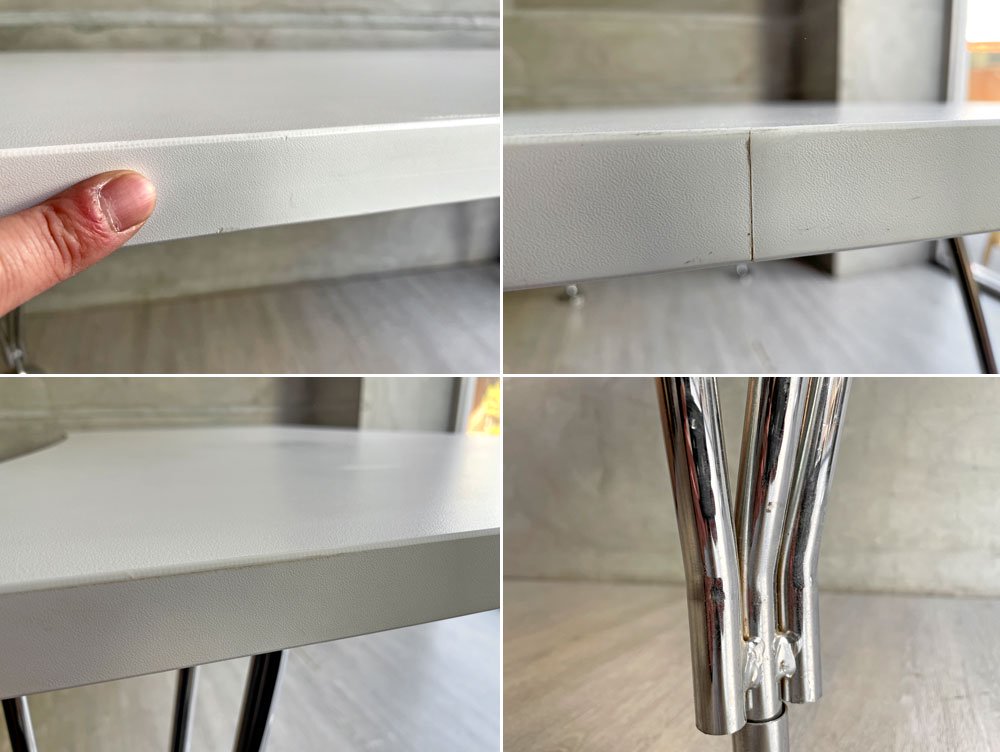 カルテル Kartell マックステーブル MAX TABLE ホワイト ミーティングテーブル 固定脚 フェルーチョ・ラヴィアーニ Ferruccio Laviani 定価¥197,500- ♪