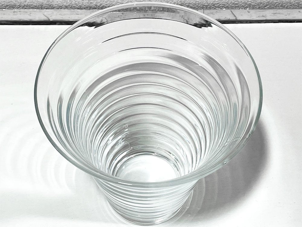 イッタラ iittala アイノ・アアルト Aino Aalto フラワーベース クリア H16.5cm 廃盤 ◇