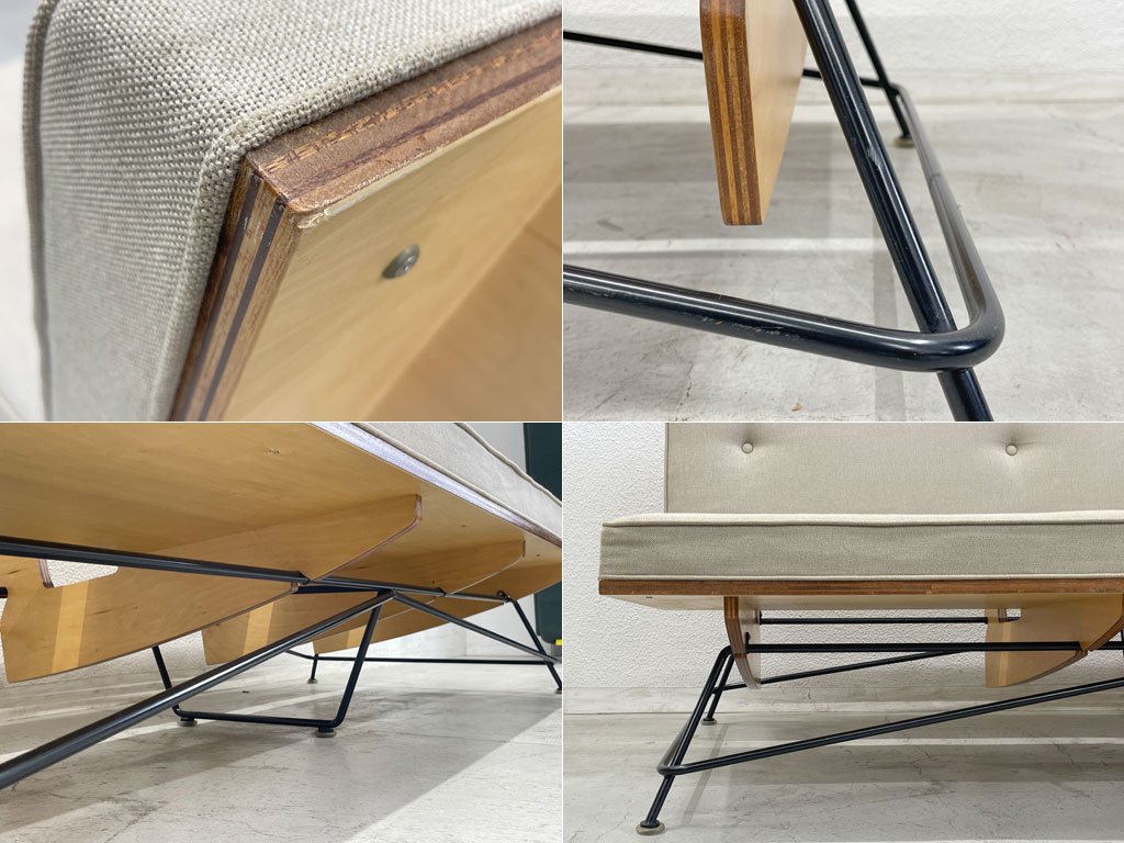 ドワーフ DWARF マイスター MEISTER MS2 ソファ 3シーター ベージュ系 ファブリック ミッドセンチュリーモダン 定価305,800円 〓