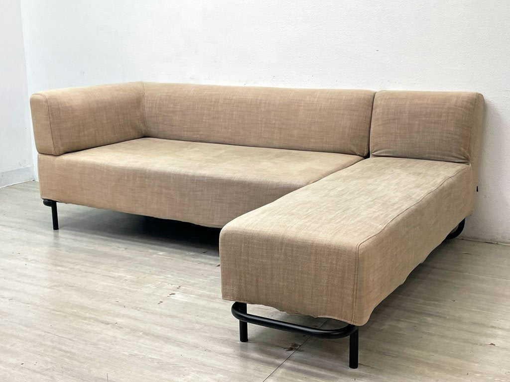 アクタス ACTUS オウンエフ OWN-F 現 オウンエス OWN-S シングルアームソファ カバーリング スチール 定価¥117,700~ ●