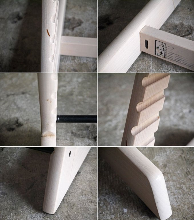 ストッケ STOKKE トリップトラップ TRIPP TRAPP ベビーチェア キッズチェア ホワイトウォッシュ S/Nなし ノルウェー 北欧家具 ■