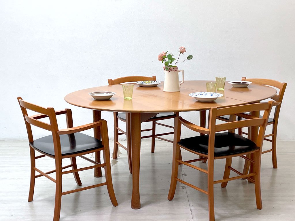 デパドヴァ Depadova マロッカ MAROCCA アームチェア ダイニングチェア ビーチ材 ヴィコ・マジストレッティ カッシーナ取扱 イタリアモダン B ●