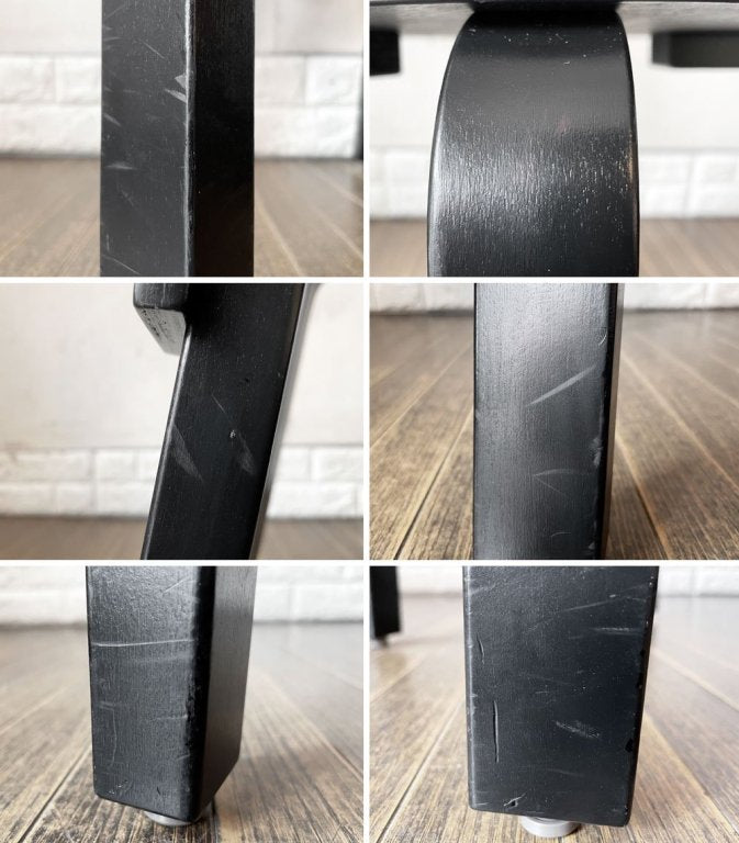 アルテック artek チェア66 Chair66 ダイニングチェア バーチ材 ブラックラッカー アルヴァ・アアルト フィンランド 北欧家具 定価¥74,800- ◎