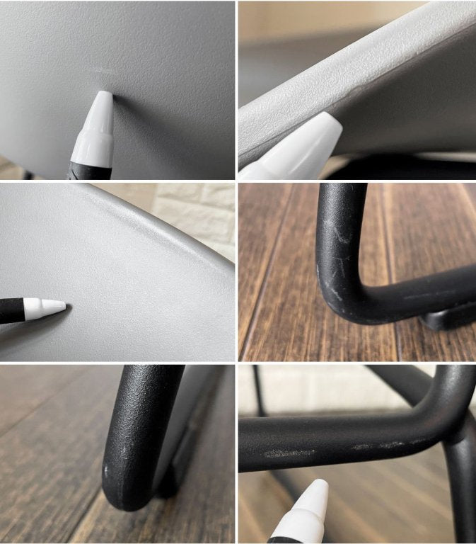 ヘイ HAY アバウトアスツール ABOUT A STOOL AAS 38 LOW バースツール カウンターチェア ポリプロピレン グレー × ブラック 定価¥53,900- B ◎