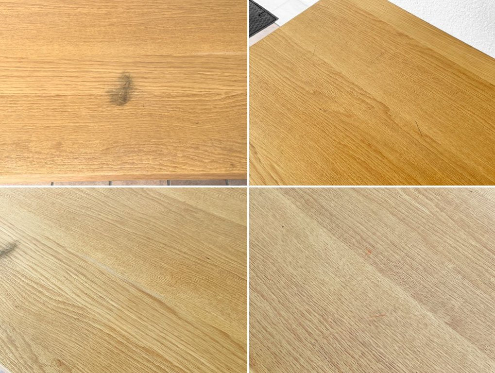 無印良品 MUJI 折りたたみテーブル ダイニングテーブル オーク材 × スチール脚 W160cm フォールディング ナチュラル シンプルデザイン 参考定価¥29,900- ◇