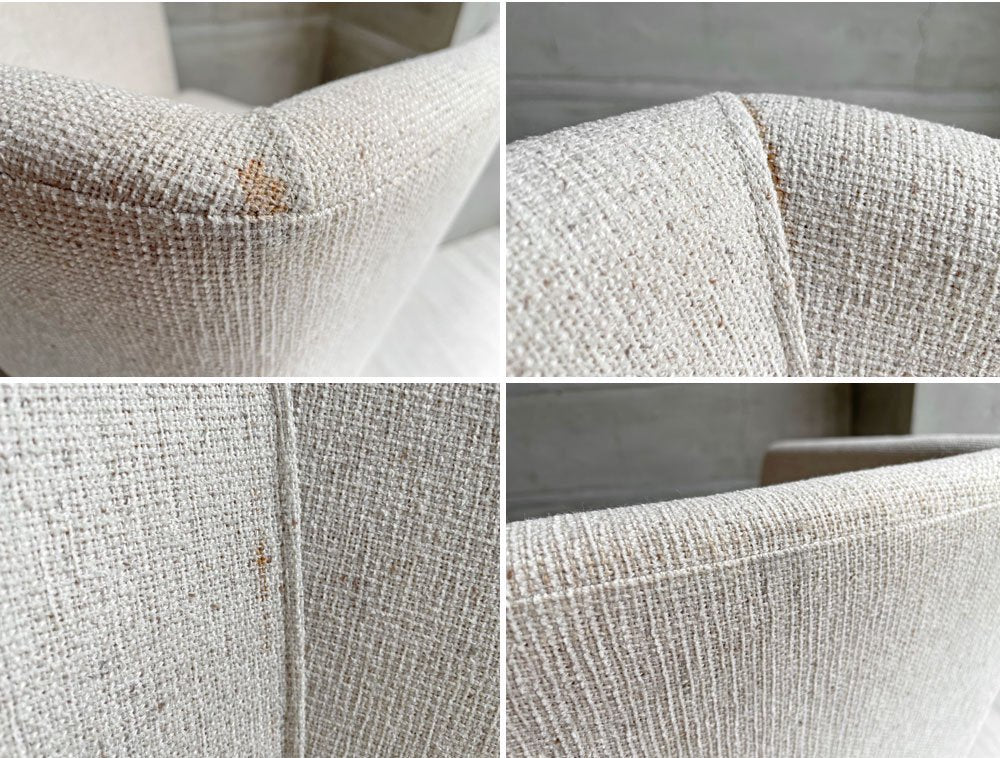 ワイスワイス WISE WISE バズ BAZZ CM-602 ラウンジチェア 一人掛けソファ ホルムアイボリー ファブリック 定価¥97,650- 廃盤 ♪