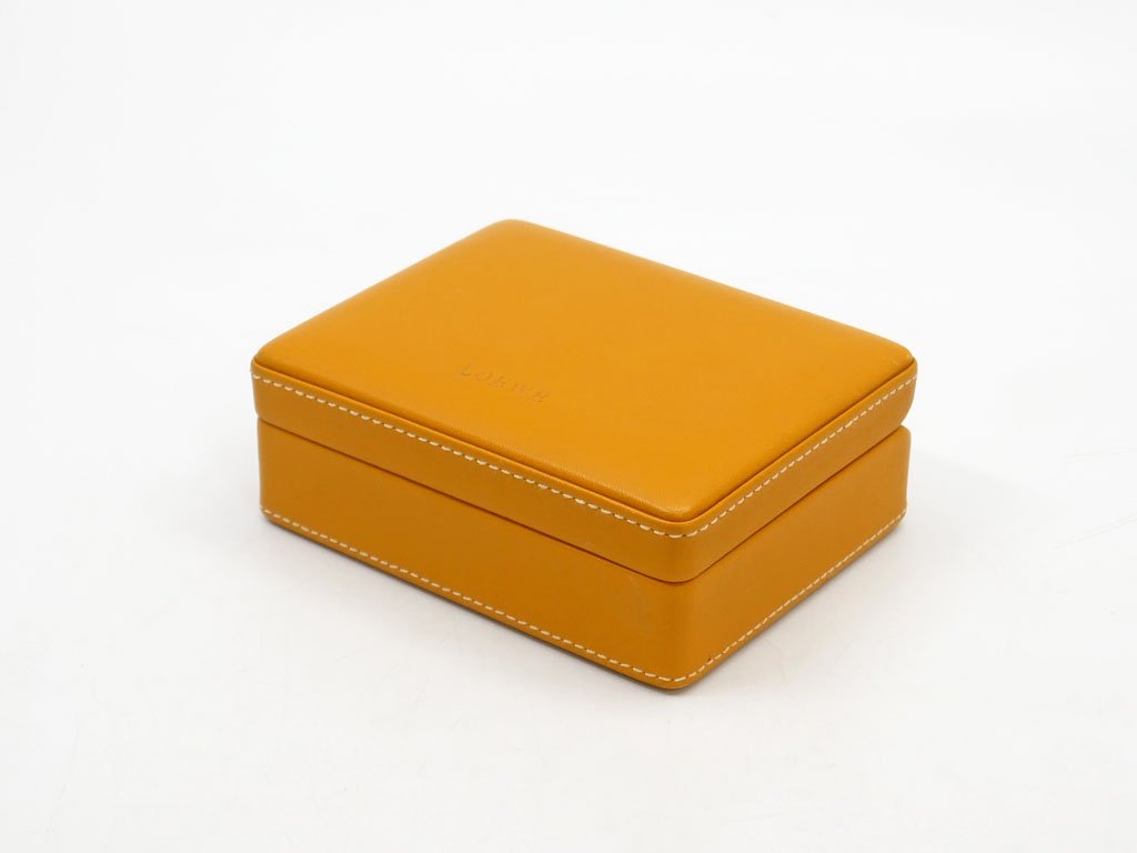 ロエベ LOEWE ジュエリーボックス リングケース 本革 レザー 革小物