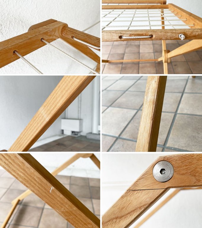 サイド バイ サイド SIDE BY SIDE ママ MAMA クローズドライヤー CLOTHES DRYER アッシュ無垢材 折り畳み ランドリーラック 洗濯物干し ドイツ ◇