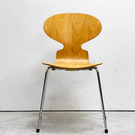 フリッツハンセン Fritz Hansen 3101 アリンコチェア アントチェア 4本脚 ナチュラルビーチ ラッカー仕上げ アルネ・ヤコブセン D ●