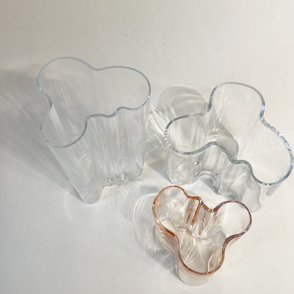 イッタラ iittala アルヴァ・アアルトコレクション Alvar Aalto Collection ベース H120mm クリア 北欧雑貨 ◎