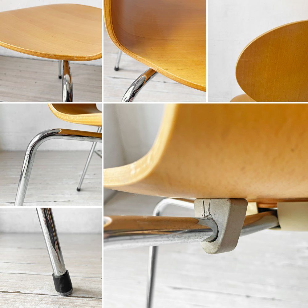 フリッツハンセン Fritz Hansen アントチェア 4本脚 ナチュラルビーチ ラッカー アルネ・ヤコブセン 北欧家具 ★