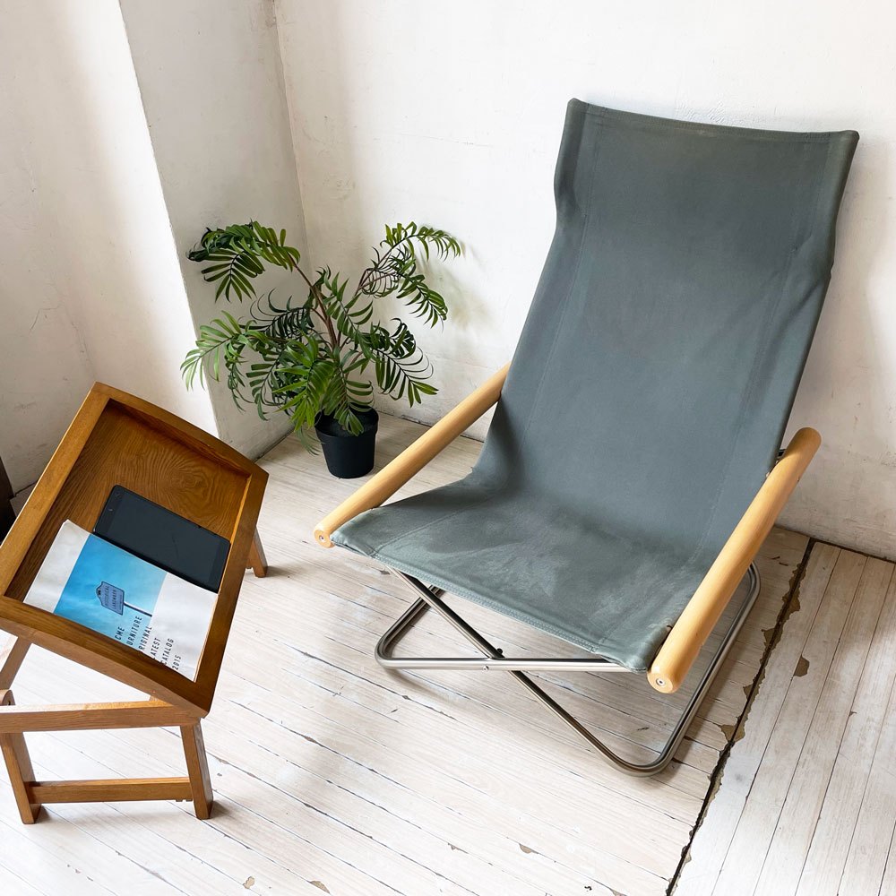 ニーチェア エックス Ny chair X フォールディングチェア グレー 折畳チェア 新居 猛 MoMA ★
