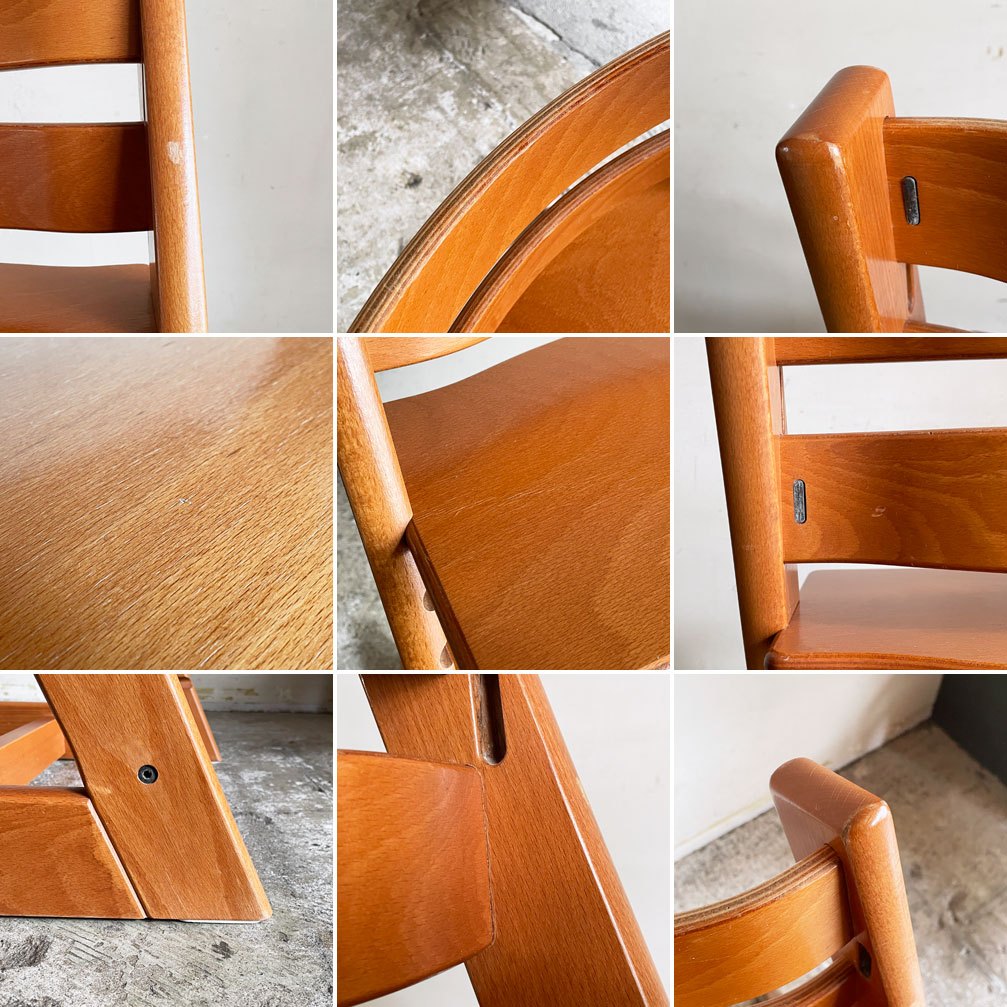 ストッケ STOKKE トリップトラップ TRIPP TRAPP ベビーチェア キッズチェア S/N3~ チェリー ノルウェー 北欧家具 ■
